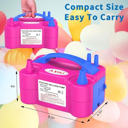 AXHJ Balloon Pump Electric Air Pumps,Electric Air Balloon Pump,Balloon Inflator for Balloons in Birthday Party for Decorations, AC110V in Saudi Arabia