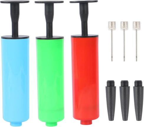 3 قطع من مجموعات نفخ اليد، مضخة هواء TOSAMZOO، مضخات كروية رياضية بإبرة، فوهة، مثالية للكرة الطائرة، كرة السلة، كرة القدم، كرة القدم، كرة الماء، مجموعة قابلة للنفخ in Kuwait