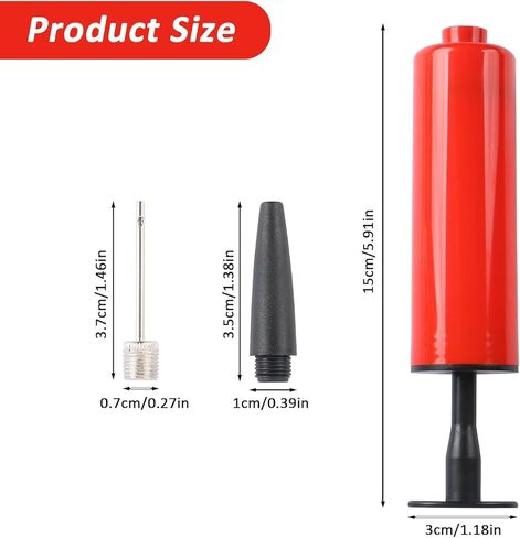 3 قطع من مجموعات نفخ اليد، مضخة هواء TOSAMZOO، مضخات كروية رياضية بإبرة، فوهة، مثالية للكرة الطائرة، كرة السلة، كرة القدم، كرة القدم، كرة الماء، مجموعة قابلة للنفخ in Kuwait