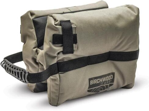 Birchwood Casey Gun Rest Filled | Durable Water-Resistant Front & Rear Shooting Bags with Inert Poly Bead Fill, Non-Slip Bottom & Suede Leather Topper in Saudi Arabia