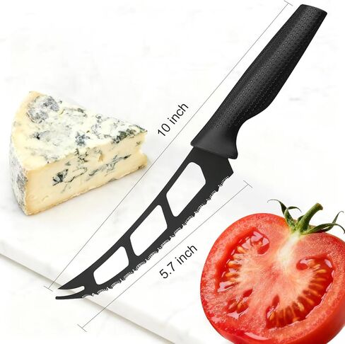 سكين الجبن، سكين الطماطم، قطاعة الجبن والمكعبات، نحت الجبن لألواح الفحم، قطاعة الجبن المحمولة، سكاكين الجبن الناعمة وشبه الصلبة 5.7 بوصة، تقطيع الفواكه والخضروات in Kuwait