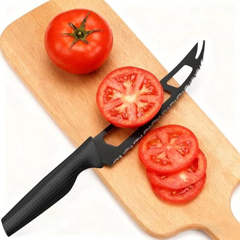 سكين الجبن، سكين الطماطم، قطاعة الجبن والمكعبات، نحت الجبن لألواح الفحم، قطاعة الجبن المحمولة، سكاكين الجبن الناعمة وشبه الصلبة 5.7 بوصة، تقطيع الفواكه والخضروات in Kuwait