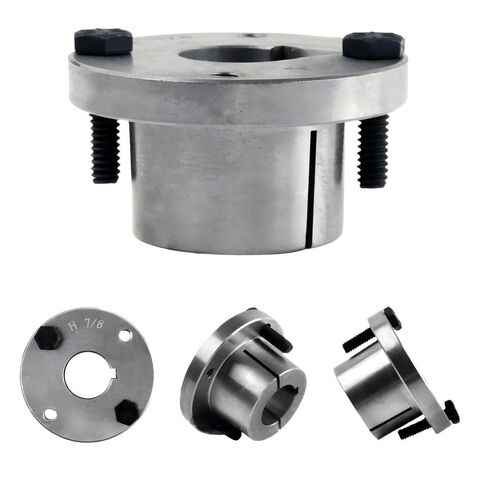 2AK51H/H-7/8 Compressor 5" Dual Groove Belt A Section 4L Pulley - for Masterdrive Mechanical Power Transmission Part - Cast Iron Pulley Replacement - with 7/8" Sheave Bushing - Gray Solid Steel in Saudi Arabia