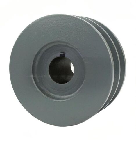 2BK36-7/8 Cast Iron Dual Groove Pulley- for Masterdrive Mechanical Power Transmission Replacement- Cast Ironpulley- 3.75" Belt B Section 5L fits 7/8" Shaft Cast Iron Construction- Air Compressor Part in Saudi Arabia