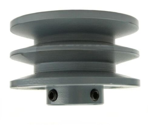2BK36-7/8 Cast Iron Dual Groove Pulley- for Masterdrive Mechanical Power Transmission Replacement- Cast Ironpulley- 3.75" Belt B Section 5L fits 7/8" Shaft Cast Iron Construction- Air Compressor Part in Saudi Arabia