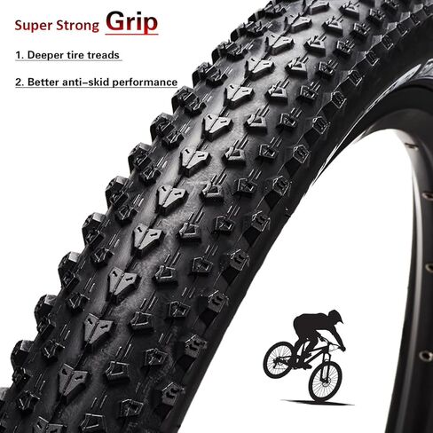 26/27.5/29 x2.10 inch Bike Tires Pair Mountain Bike Tires 60 TPI Foldable Kevlar High-Grade Made Bicycle Tires Light Weight Pack of 2 in Saudi Arabia