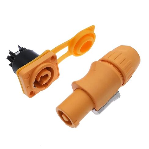 LED Power Plug Audio Power Supply Plug Flame-Retardant Industrial Power Connector 3pins 1Pcs(Plug) in Saudi Arabia