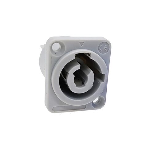 Connector 3 Pins Power Speaker Panel Socket Female for LED Screen Stage Lighting 1Pcs(White) in Saudi Arabia