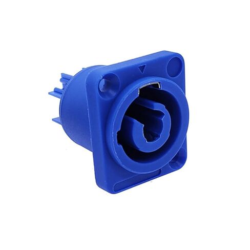 Connector 3 Pins Power Speaker Panel Socket Female for LED Screen Stage Lighting 1Pcs(White) in Saudi Arabia