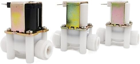 2Pcs Water Solenoid Valve 12V/24V/220V Normal Closed Valve Hose Pipe Quick Conntection RO Water Reverse Osmosis System(3/8",DC12V) in Kuwait