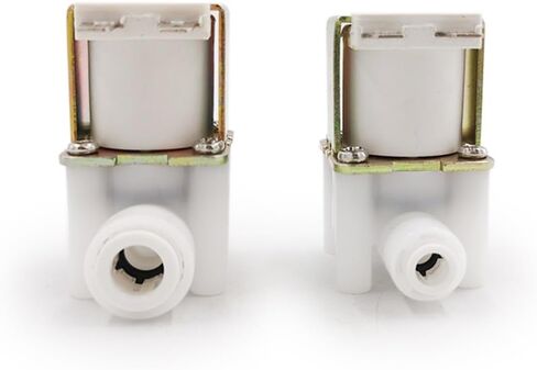 2Pcs Water Solenoid Valve 12V/24V/220V Normal Closed Valve Hose Pipe Quick Conntection RO Water Reverse Osmosis System(3/8",DC12V) in Kuwait
