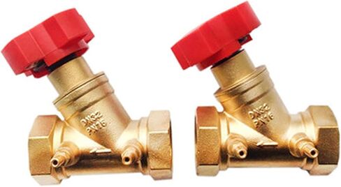 2" Brass Coupling Digital Locked Balancing Valve DN15/DN20/DN25/DN32/DN40/DN50 Flow Control Balance Valve(1-1/2") in Kuwait