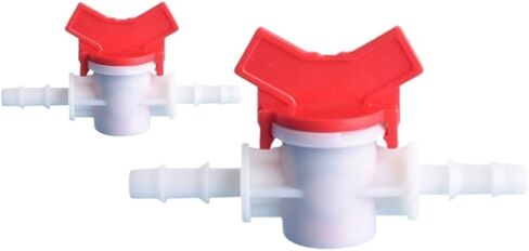 2PCS Hose Valve Hose Pagoda Ball Valve Plastic Quick-Plug Valve Hose Joint Hose Switch Reducer Switch(12mm - 12mm) in Saudi Arabia