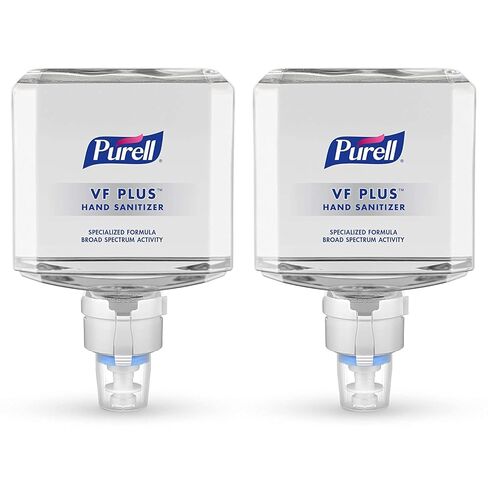 PURELL VF PLUS Hand Sanitizer Gel, Fragrance Free, 1200 mL Refill for PURELL ES4 Manual Hand Sanitizer Dispenser (Pack of 2) – 5099-02 in Saudi Arabia