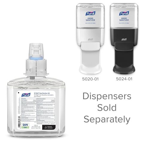 PURELL VF PLUS Hand Sanitizer Gel, Fragrance Free, 1200 mL Refill for PURELL ES4 Manual Hand Sanitizer Dispenser (Pack of 2) – 5099-02 in Saudi Arabia