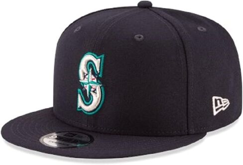 New Era MLB 9FIFTY Adjustable Snapback Hat Cap One Size Fits All (Seattle Mariners) in Saudi Arabia