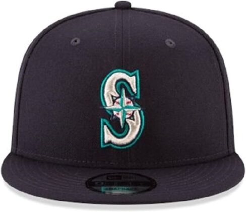 New Era MLB 9FIFTY Adjustable Snapback Hat Cap One Size Fits All (Seattle Mariners) in Saudi Arabia