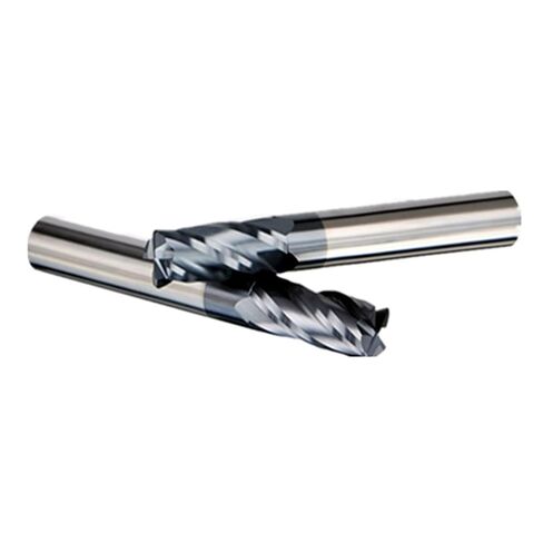 مطحنة نهاية كربيد زاوية مطلية بالتيتانيوم مستديرة R0.5 HRC 50° 4 مزامير من الفولاذ التنغستن أدوات قطع الطحن 4 مم - 12 مم أداة قطع مخرطة CNC (D10.0xR0.5xD10xL100) in Kuwait