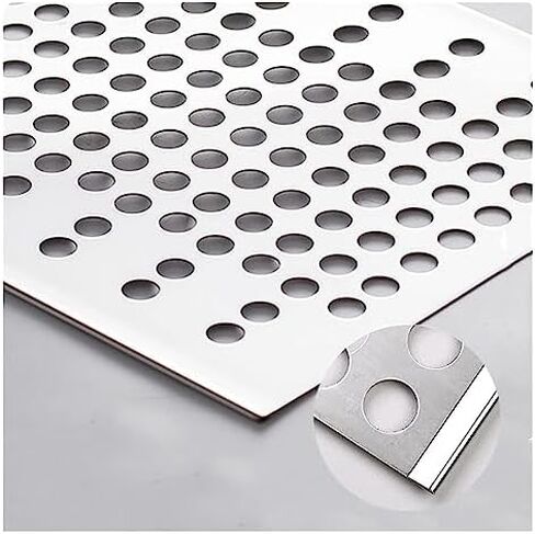 لوحة مثقوبة من الفولاذ المقاوم للصدأ، لوحة مثقوبة من الفولاذ المقاوم للصدأ بسمك 0.8 مم، صفائح معدنية مثقوبة متينة لمنصات النوافذ المانعة للتسرب، لوحة من الفولاذ المقاوم للصدأ متعددة الاستخدامات للمشروعات التي تصنعها بنفسك، O in Kuwait
