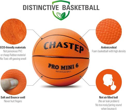 كرة سلة صغيرة، كرة فوم 15 سم. ناعمة ونطاطة وآمنة للعب in Kuwait