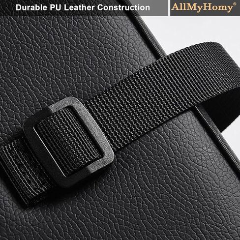 ورقة موسيقية مكونة من 3 حلقات، مجلد موسيقى جوقة من الجلد الصناعي مع حزام يد وجيوب، يناسب مقاس الحروف 8.5 بوصة × 11 بوصة وأوراق A4، منظم للجوقة والفرقة والأداء (أسود) in Kuwait