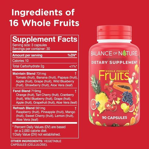 Balance of Nature Whole Fruits Supplement with Superfood Fruits in Kuwait