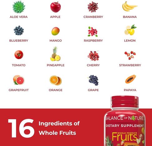 Balance of Nature Whole Fruits Supplement with Superfood Fruits in Kuwait