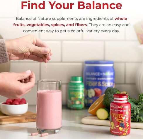 Balance of Nature Whole Fruits Supplement with Superfood Fruits in Kuwait