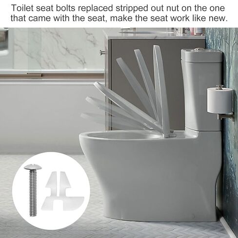 Toilet Seat Bolts for Kohler 1133024 Hardware Pack, for Kohler Toilet Seat Parts Replacement in Saudi Arabia