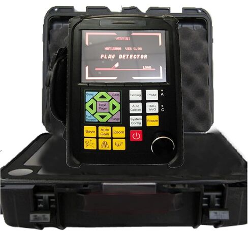 Digital UT Flaw Detector Ultrasonic Flaw Tester with 0~10000mm Range 0.5~15MHz Frequency 1000~15000m/s Sound Speed for NDT of Automotive Aerospace Shipbuilding Components in Saudi Arabia