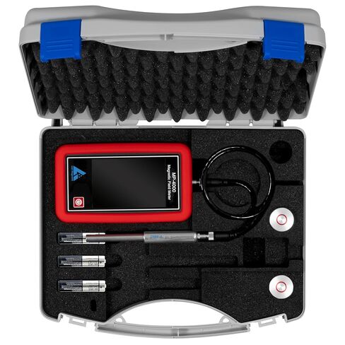 PCE Instruments PCE‑LM‑MP4000‑4A محلل المجال المغناطيسي المحمول للتشخيص الصناعي، يقيس ما يصل إلى 4000A/m والتباين الميداني، جنبًا إلى جنب مع مخرج USB ووظيفة المدى التلقائي in Kuwait