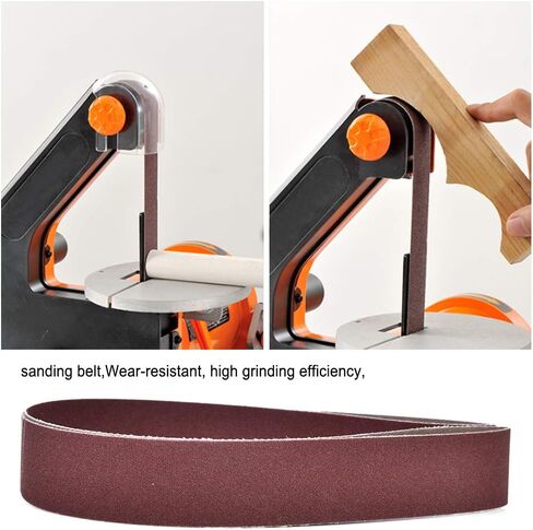 Sanding Belt, 10pcs Aluminum Oxide Abrasive Belts Assortment Kit, 760x25mm/30 X 1 Inch, Abrasive Band Set for Grinding Polishing of Wood, Furniture, Metal, Hardware, 240-1000 in Saudi Arabia