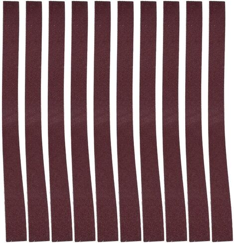 Abrasive Sanding Belt - Set of 10, 30x1 Inch Belt Sander Replacement, Aluminum Oxide Abrasive Band, Ideal for Woodworking, or Nonmetal Grinding, 60-180 Grit in Saudi Arabia