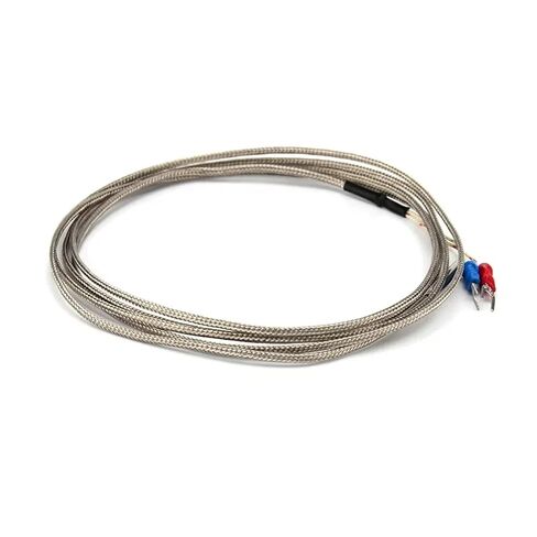 Thermocouple Thread Type K 1~10M Probe Shielded Braide Wire Temperature Sensor for Controller 1Pcs(K Type 8 M) in Saudi Arabia