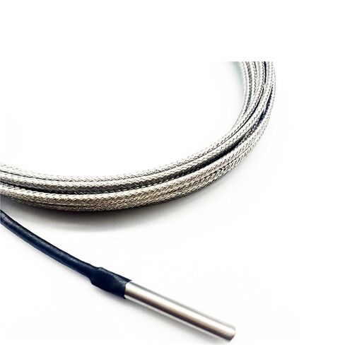 CG 4mm*30mm K J PT100 1m 2m 3m 5m 10m Probe Type Shielded Braide Wire Thermocouple Temperature Sensor for Temperature Controller(K Type 8m) in Saudi Arabia