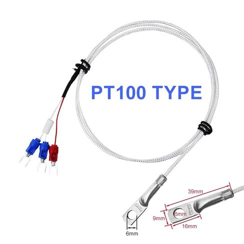 5mm Hole Washer Temperature Sensor PT100 K J Type Thermocouple 1m 2m 3m 4m 5m Cable Wire Industrial Temperature Sensor VaneAims(J Type 5m) in Saudi Arabia