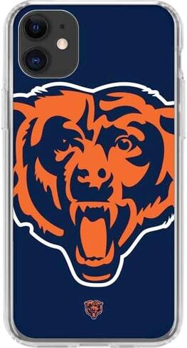Skinit Clear Phone Case Compatible with iPhone 11 - Officially Licensed NFL Chicago Bears Large Logo Design in Saudi Arabia