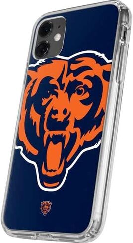 Skinit Clear Phone Case Compatible with iPhone 11 - Officially Licensed NFL Chicago Bears Large Logo Design in Saudi Arabia