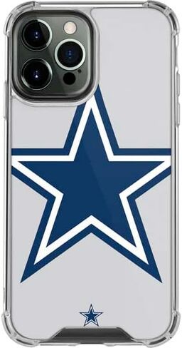 Skinit Clear Phone Case Compatible with iPhone 14 Pro Max - Officially Licensed NFL Dallas Cowboys Large Logo Design in Saudi Arabia