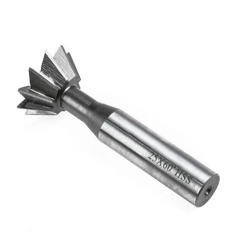 قاطعة طحن متوافقة، قاطعة دريل لتشغيل المعادن HSS 25 مم، مطحنة نهاية متوافقة للنقش 60 درجة، لقمة حفر بديلة قطعة واحدة in Kuwait