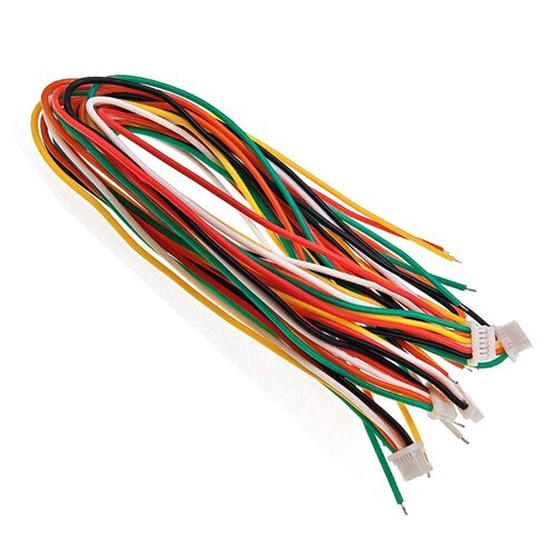 5 قطعة وحدة الهواء FPV 3 في 1 كابل سيليكون 200 مم JST-SH1.0 سلك 6 دبابيس لألعاب PCB والأجهزة المنزلية، إلخ. in Kuwait