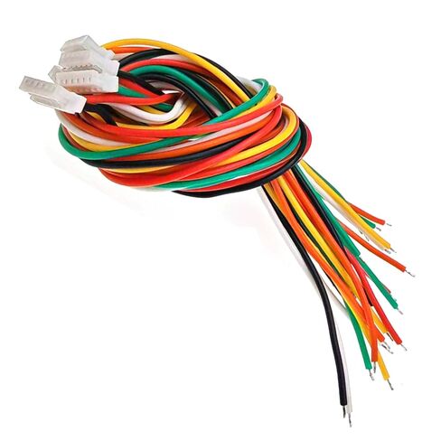 5 قطعة وحدة الهواء FPV 3 في 1 كابل سيليكون 200 مم JST-SH1.0 سلك 6 دبابيس لألعاب PCB والأجهزة المنزلية، إلخ. in Kuwait
