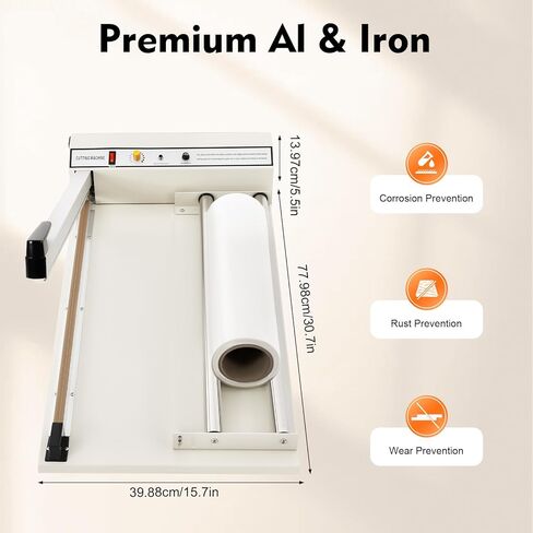 مجموعة ماكينة التغليف بالانكماش الحراري مقاس 24 بوصة، مانع تسرب الأفلام بقدرة 530 وات ومسدس حراري بقدرة 1500 وات، درجة حرارة قابلة للتعديل، أداة إغلاق حراري لحفظ الطعام للأعمال المنزلية الصغيرة in Kuwait