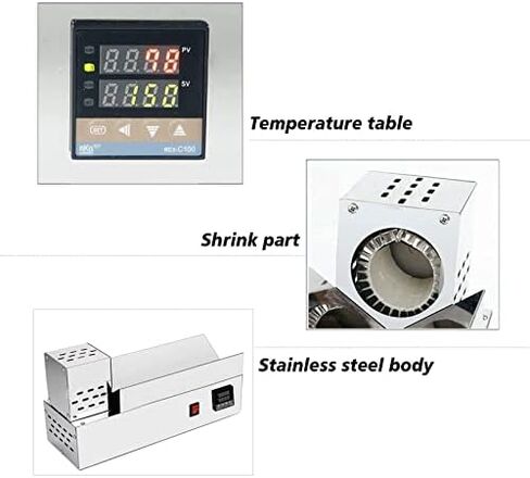 آلة التقليص الحراري لتغطية النبيذ، آلة السد الكهربائية، التحكم في درجة الحرارة بدون خطوات، مناسبة لتغطية الزجاجة. in Kuwait