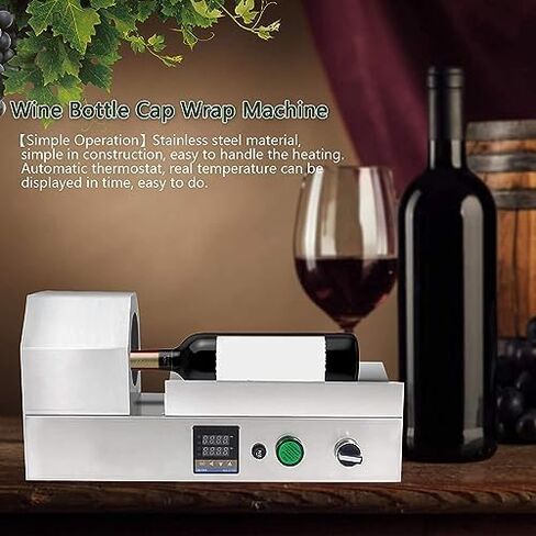 ماكينة إغلاق زجاجات النبيذ الكهربائية بالانكماش الحراري، ماكينة إغلاق بالانكماش الحراري لغطاء الزجاجة، ماكينة تقليص غطاء زجاجة النبيذ الأحمر in Kuwait
