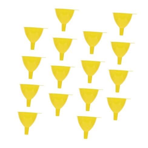 BESTYASH 16Pcs Plastic Filter Funnel for Laboratory Wide Mouth Design Resistant Material for Liquid Transfer and Sub Packaging Leak in Saudi Arabia