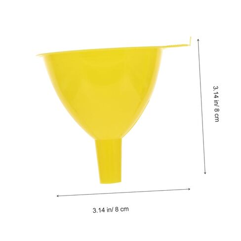 ULTECHNOVO 10pcs Plastic Laboratory Funnels Filter Funnel for Scientific Experiments Essential Oils and Cosmetic Lotion Filling and Reusable for Home and Classroom Use in Saudi Arabia