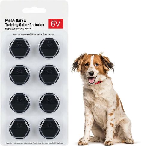 Long Lasting Japanese Powered Battery for All Fence Collars That Use Model RFA-67 (10 Pack) in Kuwait