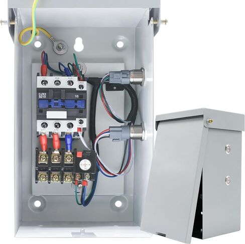 10 Hp 3 Phase Magnetic Motor Starter, 208-240V 7.6kW 20-32 Amp Magnetic Switch for Motors, Ample Wiring Space NEMA 3R Rated Motor Starters for Indoor/Outdoor Use (3-Phase 32A) in Saudi Arabia