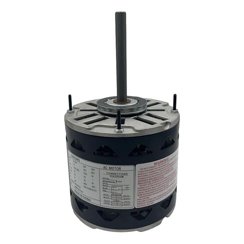 DL1056 Direct Drive Blower Fan Motor 1/2 HP, 1075 RPM, 3 Speed, 115 V, 8.0 A, Compatible with A.O. Smith 1056, Fasco D701, GE 3587, Magnetek 0531, Marathon X004, Emerson 1865 OEM Upgrade in Kuwait
